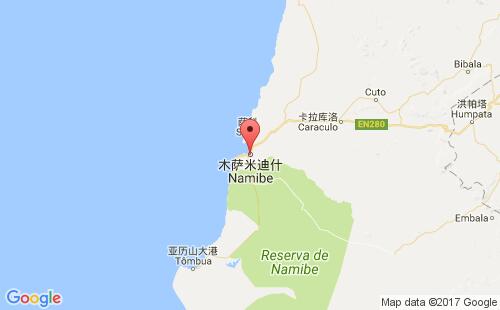 木萨米迪什港口地图