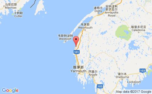 梅泰根港口地图