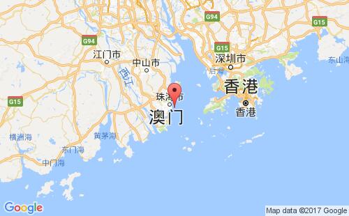 九州,珠海港口地图