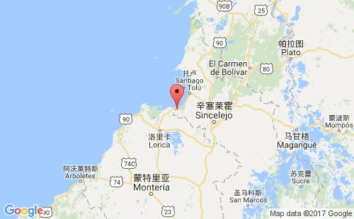 科韦尼亚斯港口地图