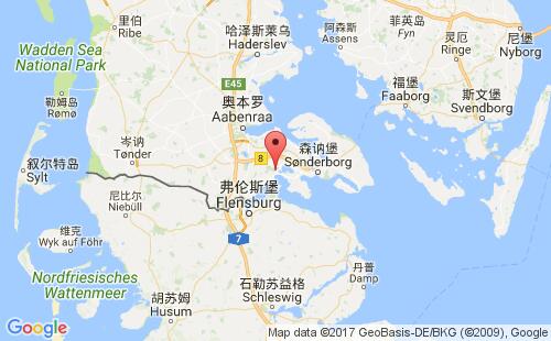 格罗斯滕港口地图