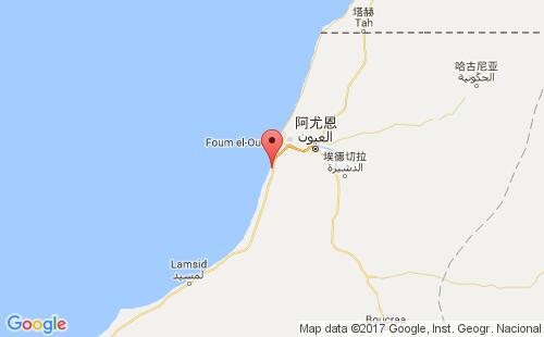 哈姆拉港港口地图