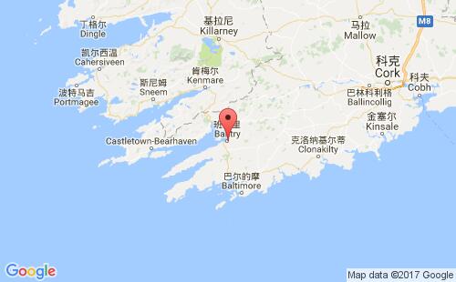 班特里港口地图