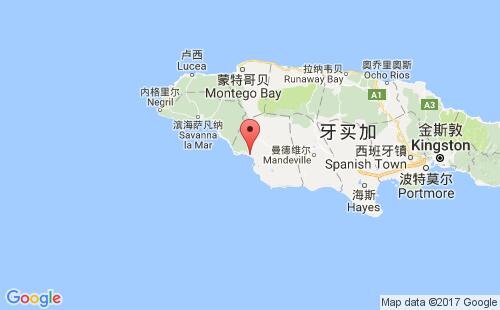 布莱克河港口地图