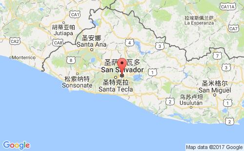 圣萨尔瓦多港口地图