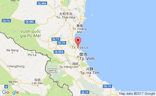 Cua Cam港口地图